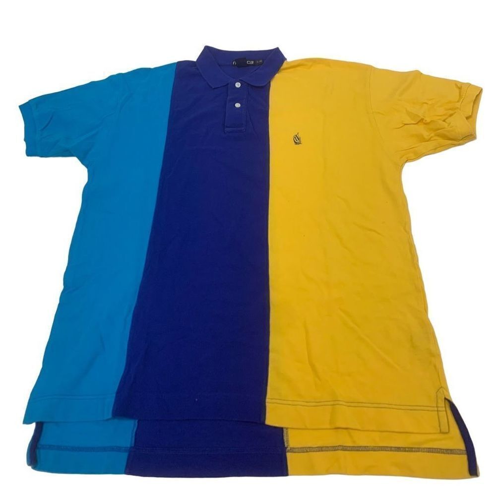 Vintage Nautica Color Block Polo Top